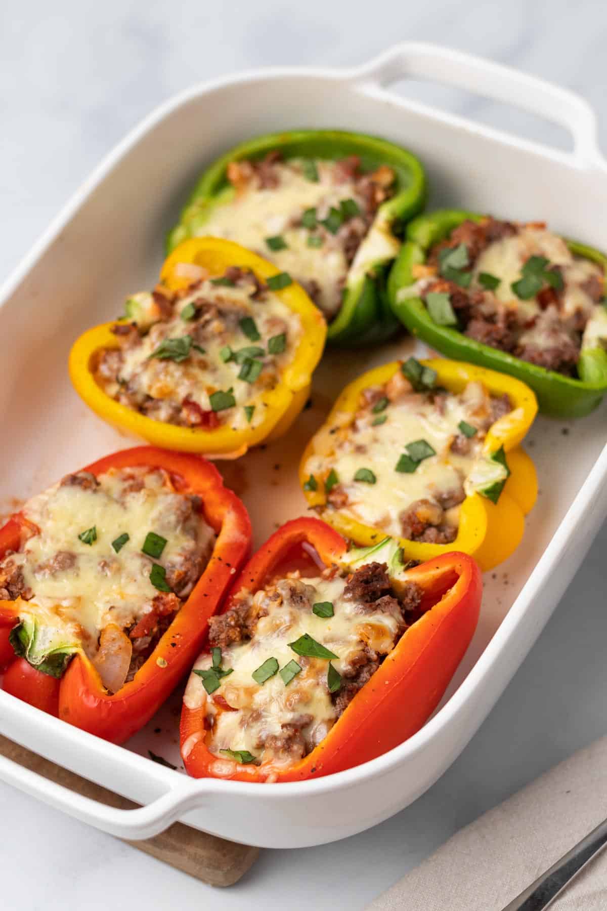 Stuffed Peppers Without Rice Recipe | Diabetes Strong