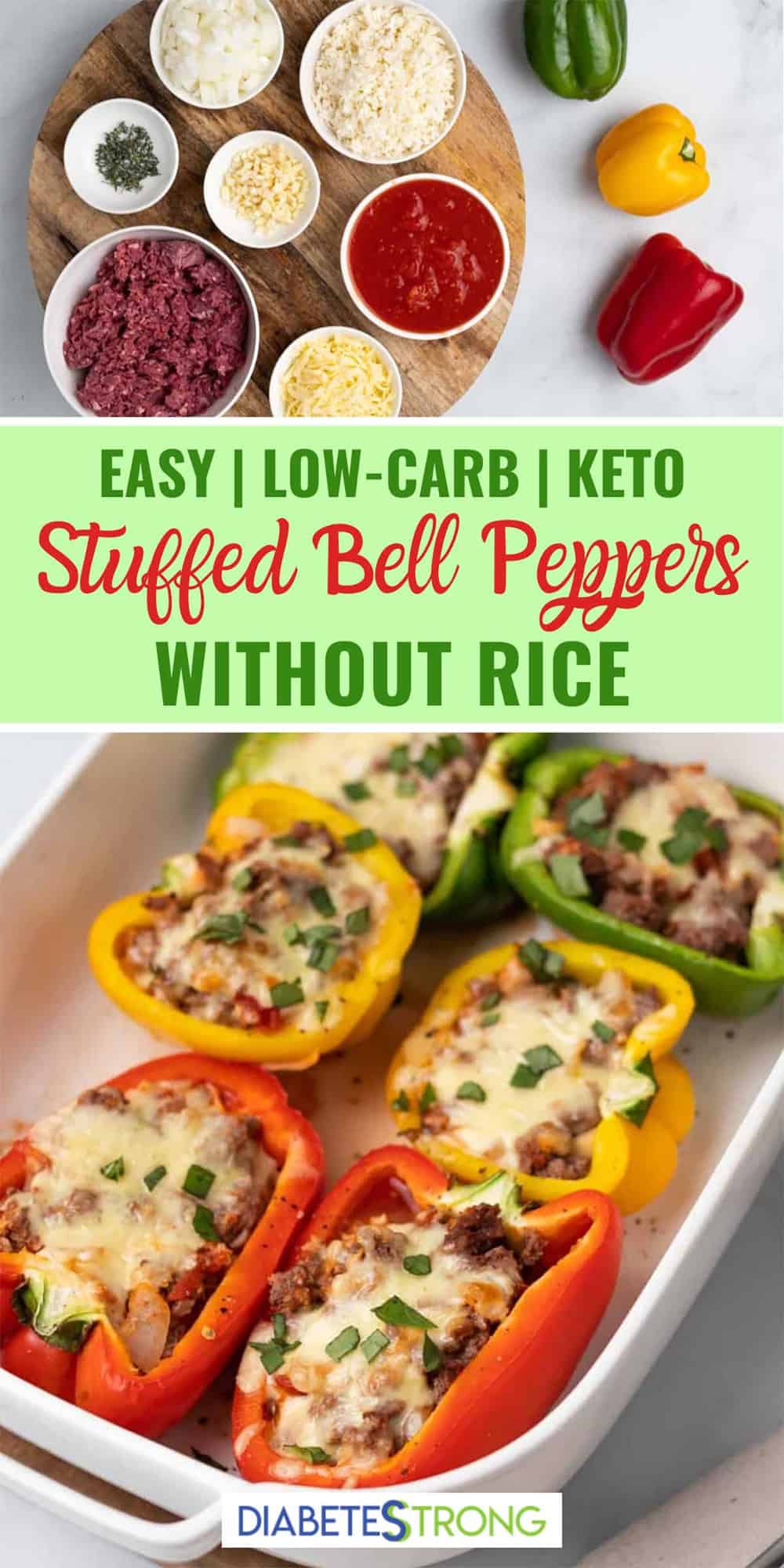 Stuffed Peppers Without Rice Recipe - Diabetes Strong