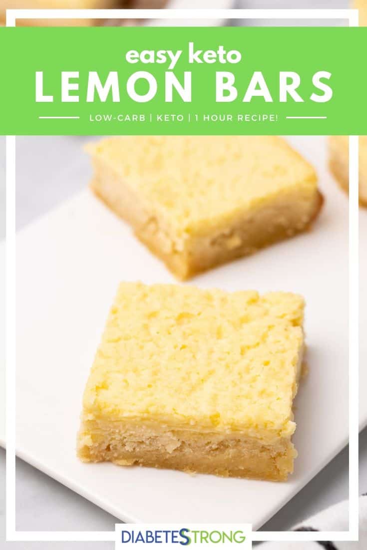 Easy Keto Lemon Bars Recipe - Diabetes Strong