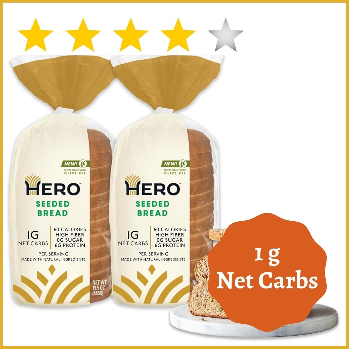 HERO Seeded Bread