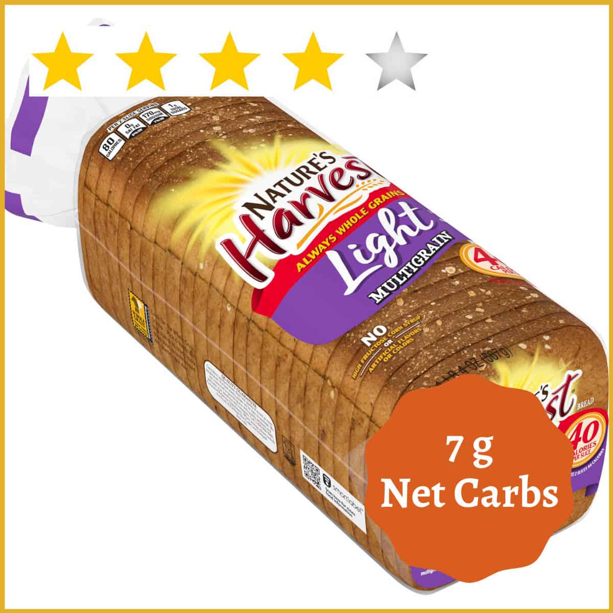 Nature’s Harvest Light Multigrain Bread