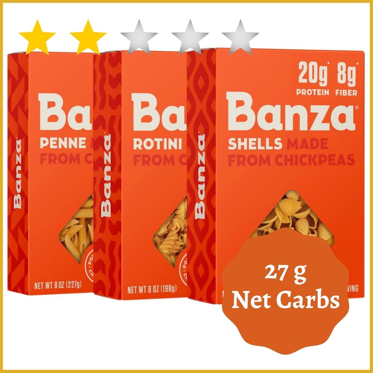 Banza chickpea pasta