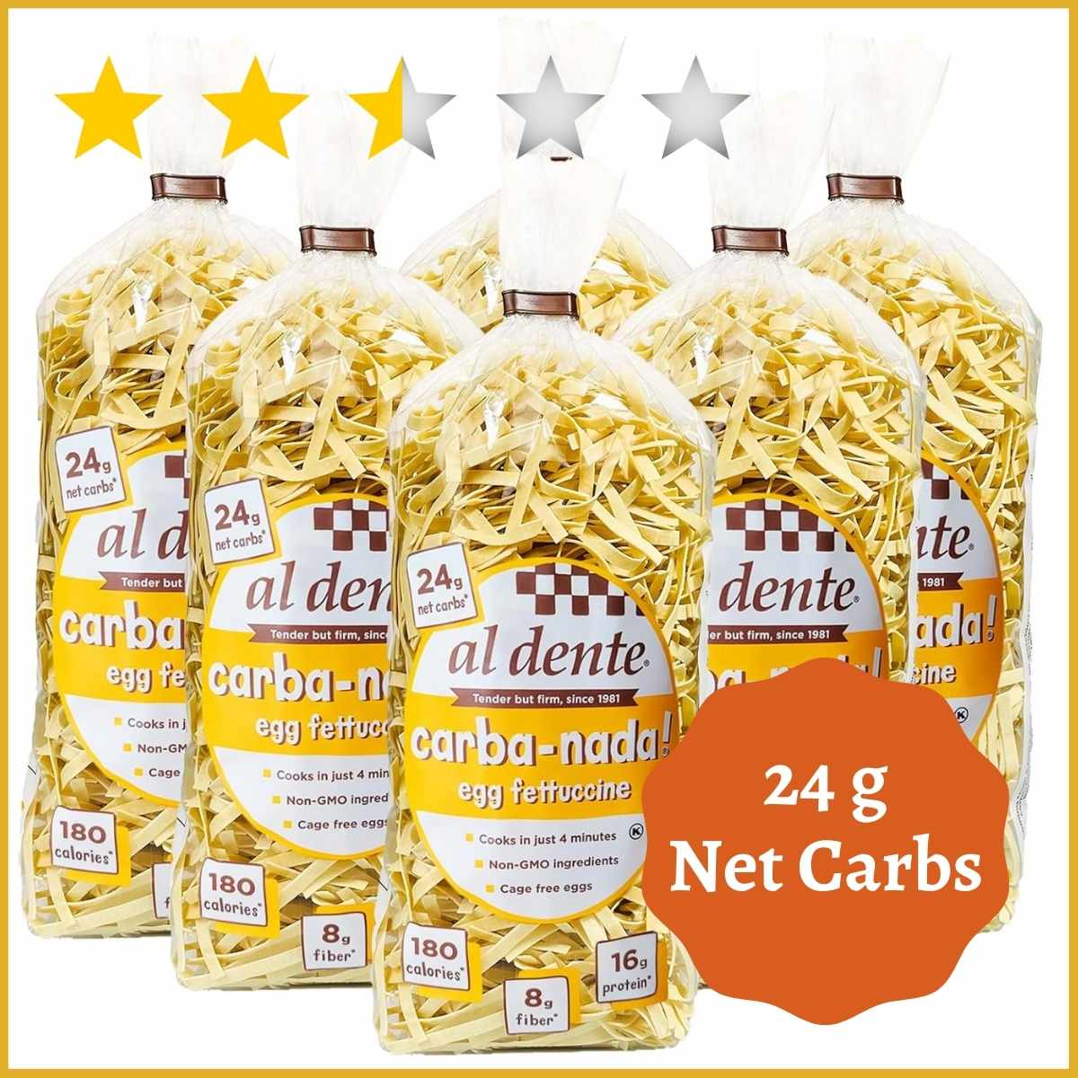 Al Dente Carba-Nada Basil Fettuccine