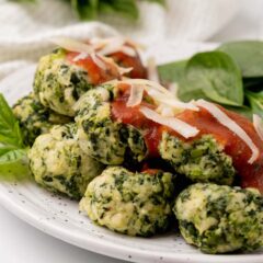 Healthy Spinach Ricotta Dumplings