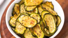 Low-Carb Baked Zucchini Chips