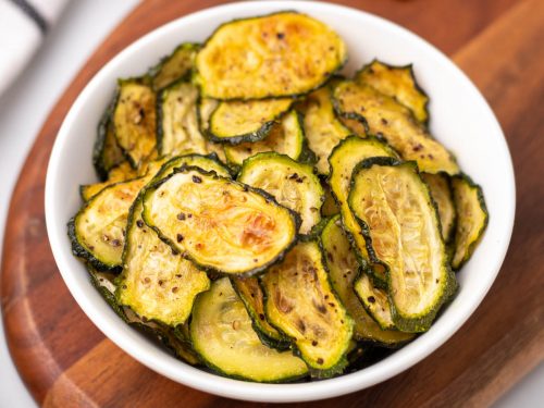 Low-Carb Baked Zucchini Chips