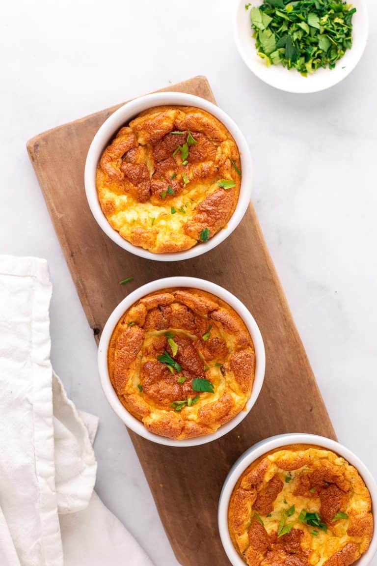 Easy Cauliflower Soufflé - Diabetes Strong