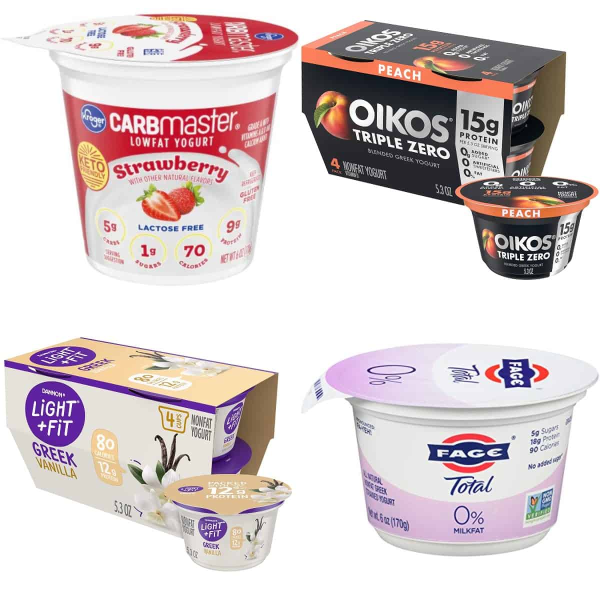 Greek yogurt for low carb diets