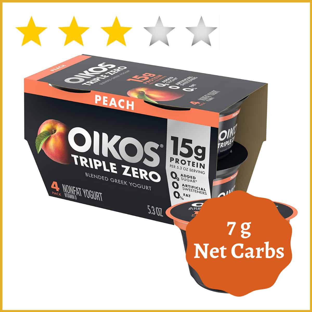 Oikos Triple Zero Greek Nonfat Yogurt