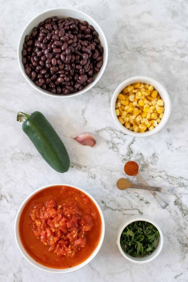 Spicy Black Beans with Tomatoes and Corn Diabetes Strong