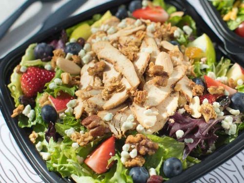 Salad from fast food restaurant