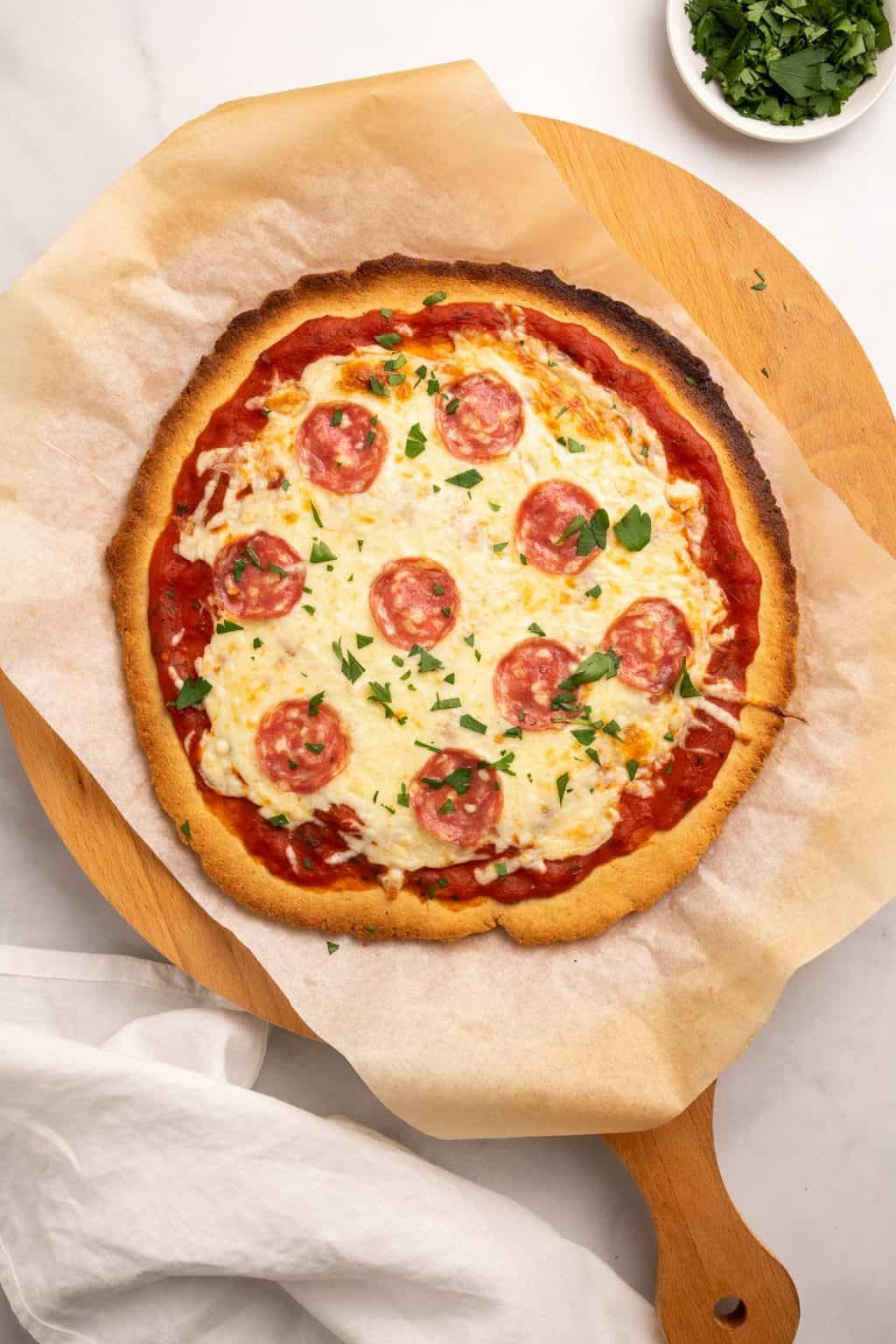 Homemade Keto Pizza Crust - Diabetes Strong