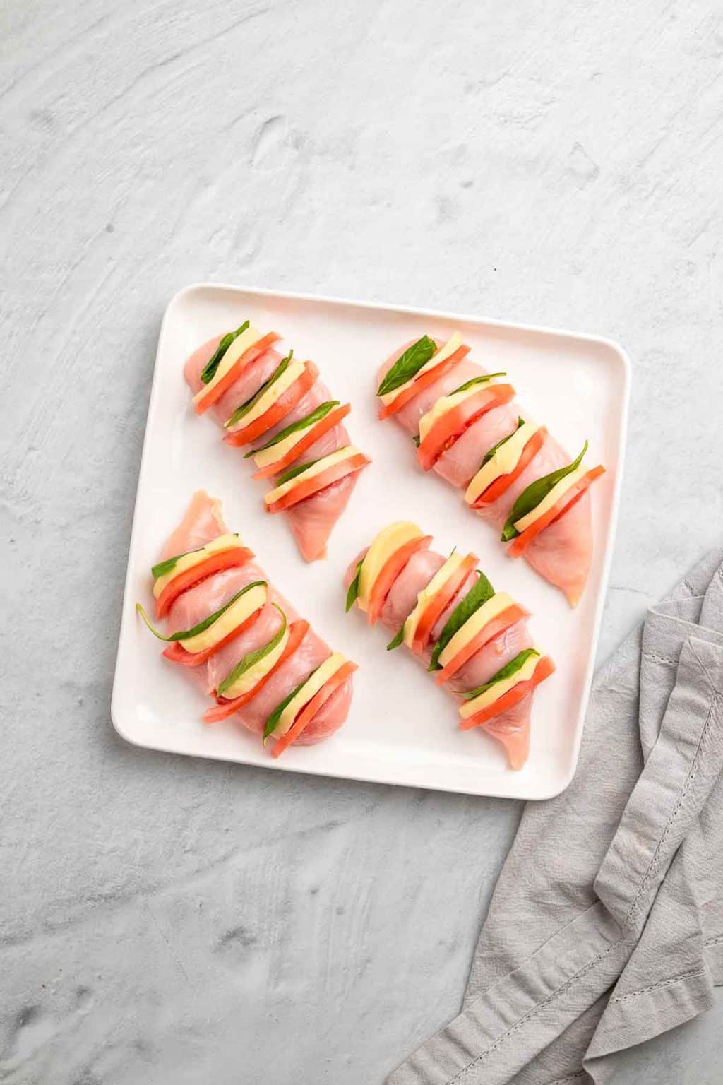 Hasselback Chicken with Pesto and Mozzarella Diabetes Strong