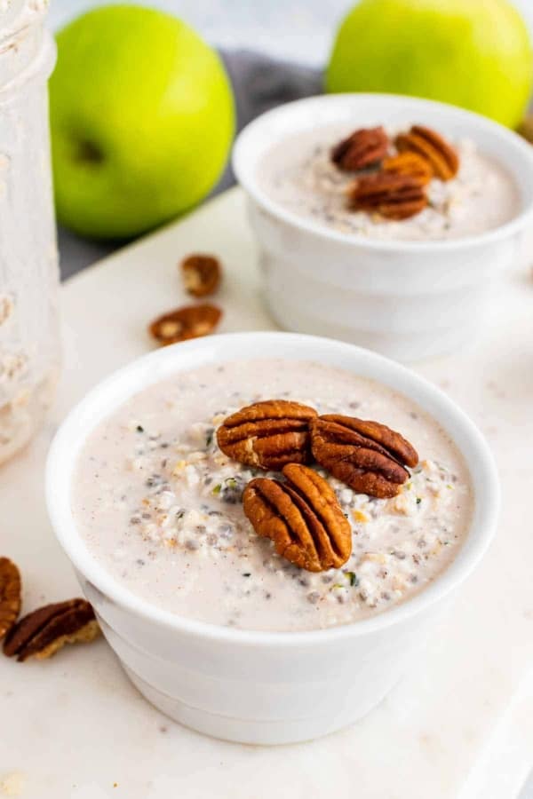 Apple Spiced Overnight Oats Diabetes Strong