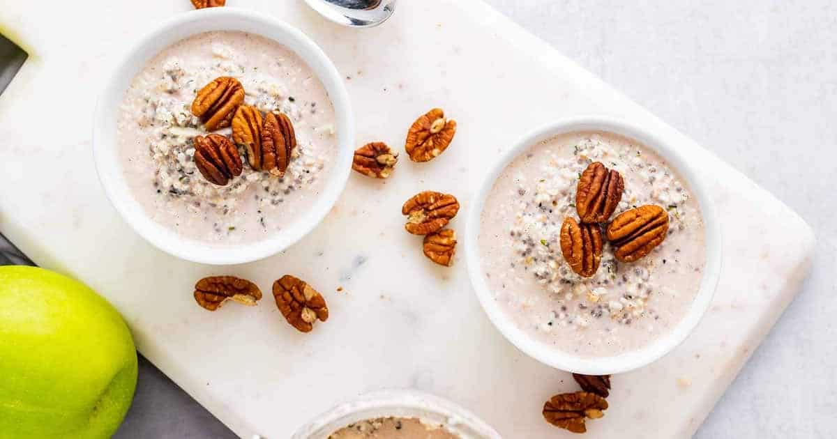 Apple Spiced Overnight Oats Diabetes Strong