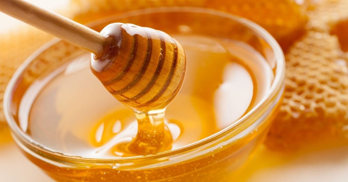 Spoon with honey