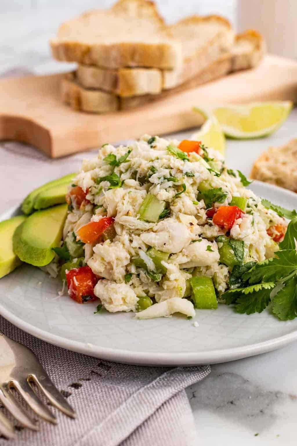 Crab Salad with Lemon-Chive Dressing - Diabetes Strong