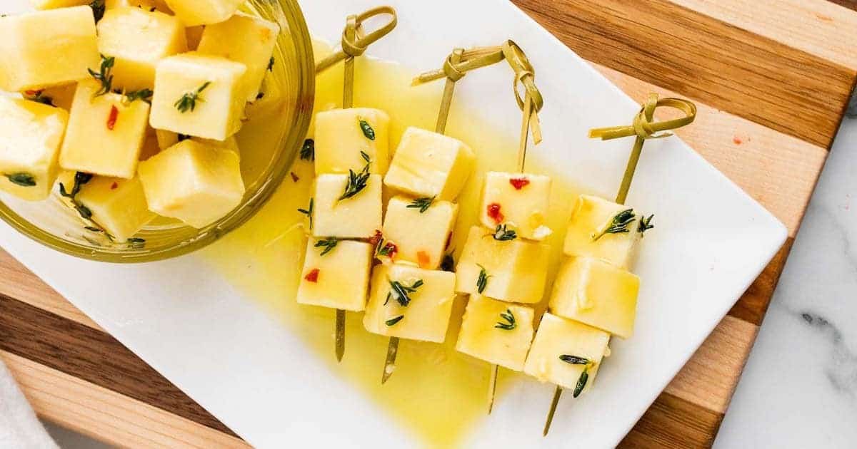 HoneyThyme Marinated Cheddar Cheese Diabetes Strong