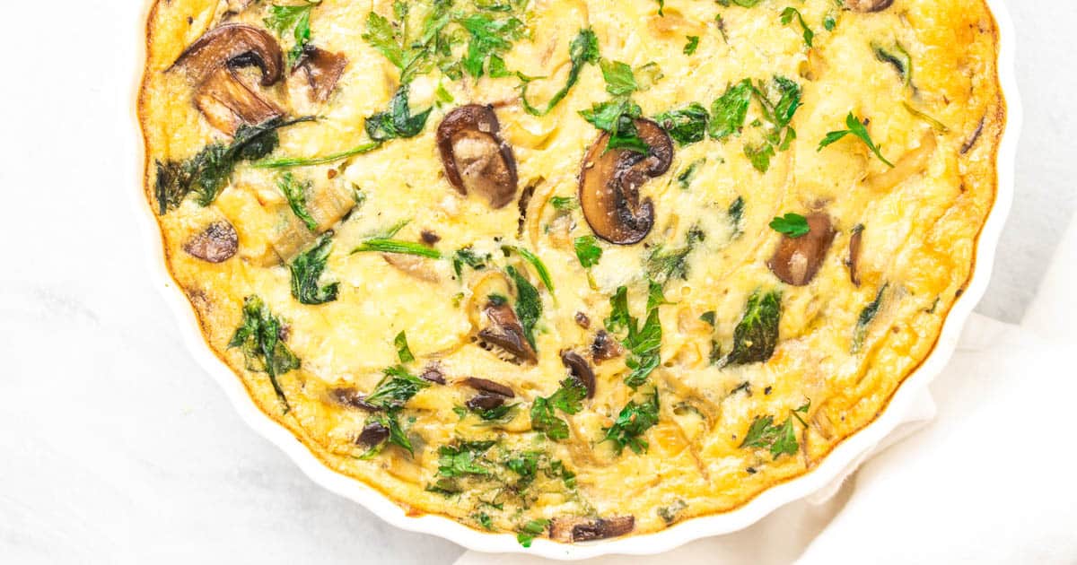 LowSodium Spinach Quiche Diabetes Strong