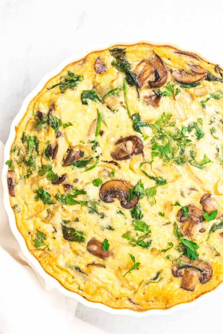 LowSodium Spinach Quiche Diabetes Strong