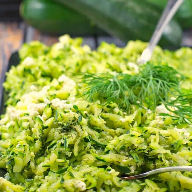 Image for Shredded Zucchini & Feta Saute