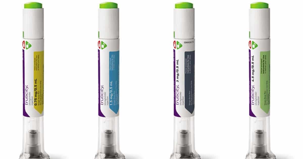 Trulicity pens containing different dosages