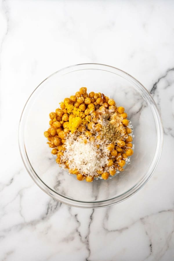 Crispy Roasted Chickpeas with Parmesan Cheese Diabetes Strong