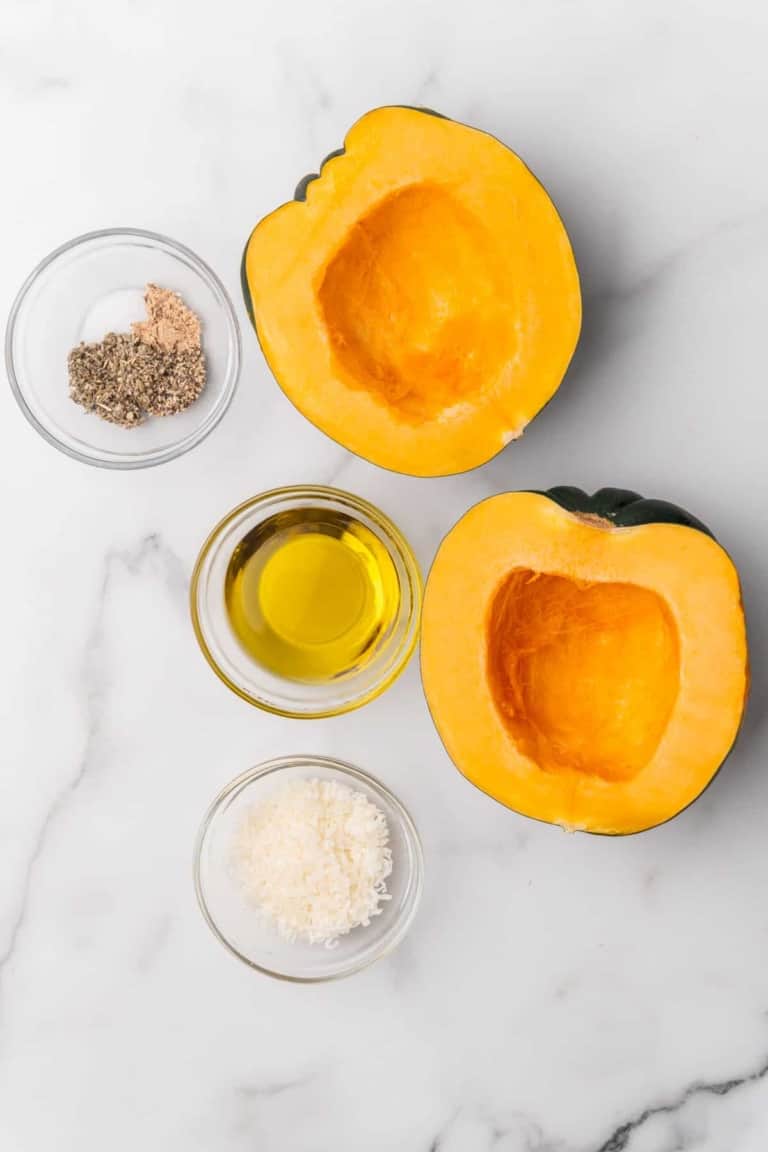 ParmesanTopped Acorn Squash Diabetes Strong