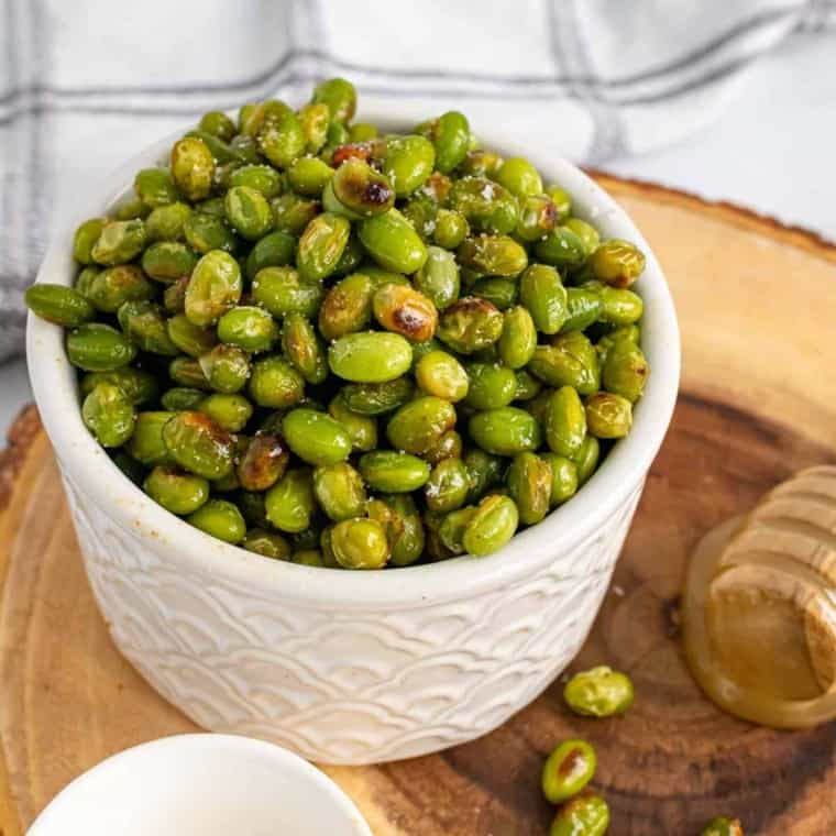 Roasted Edamame with Wasabi and Honey Diabetes Strong