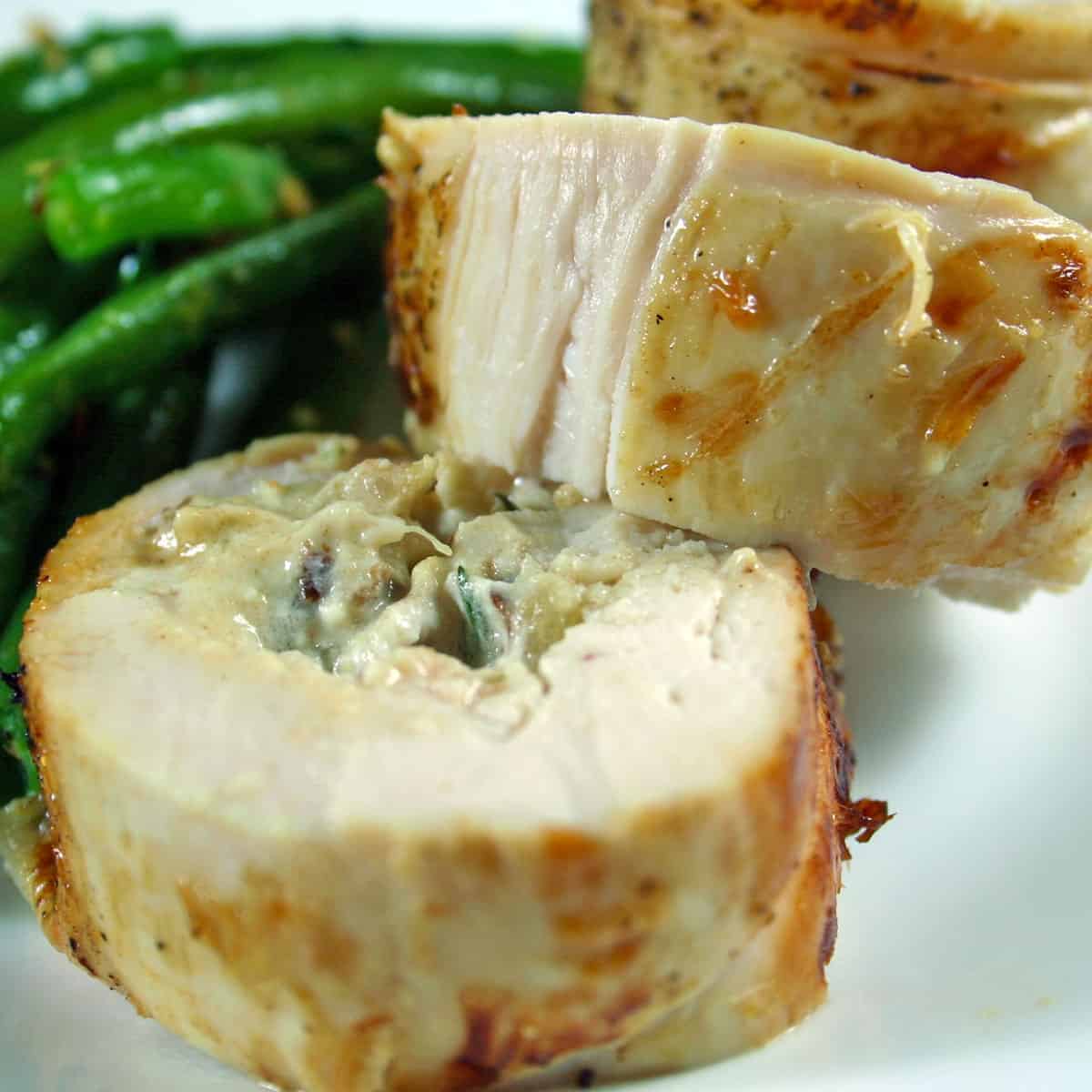 Chicken Roulade with Goat Cheese and Dates Diabetes Strong