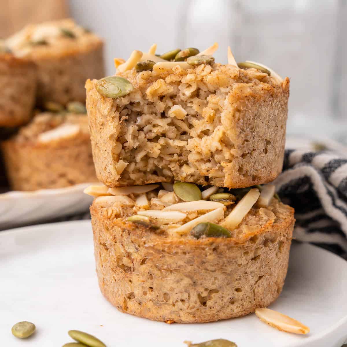 Oatmeal Muffins with Pumpkin Seeds and Nuts Diabetes Strong