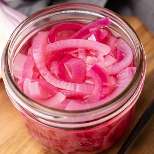 Pickled Pink Onion Relish Diabetes Strong