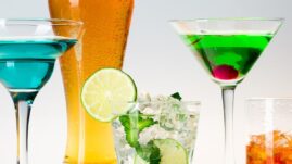 Image of a variety of cocktails