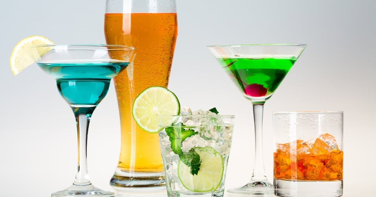 Image of a variety of cocktails