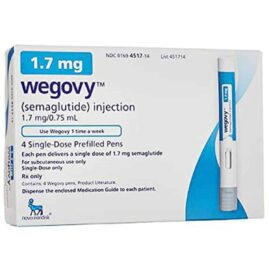 Image of a box of Wegovy pens