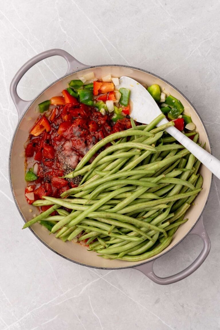 Green Beans with Stewed Tomatoes Diabetes Strong