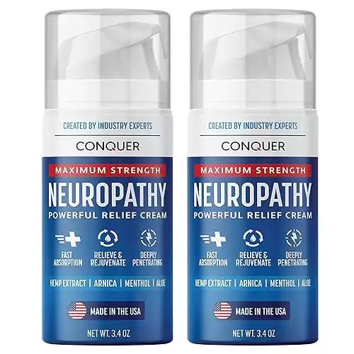 Conquer Neuropathy Cream with Natural Arnica & Aloe Vera